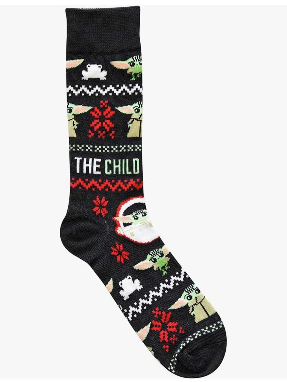 STAR WARS Baby Yoda holiday socks 6-12 NEW